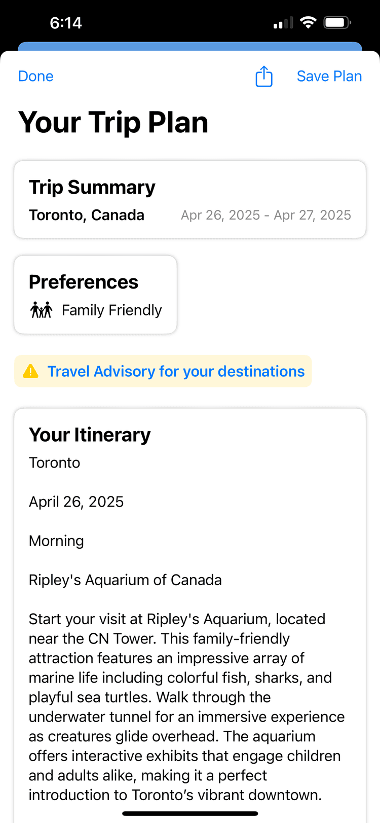 TripAI screenshot 3
